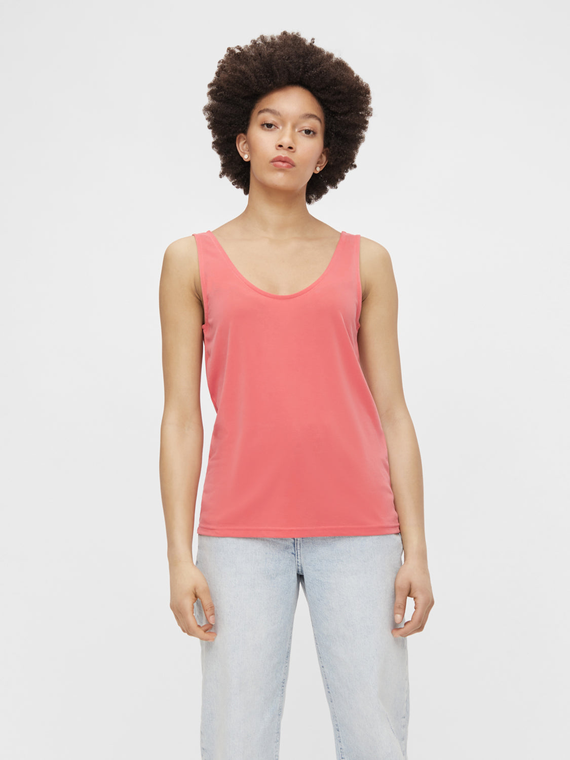 PCKAMALA Tank top - deep sea coral